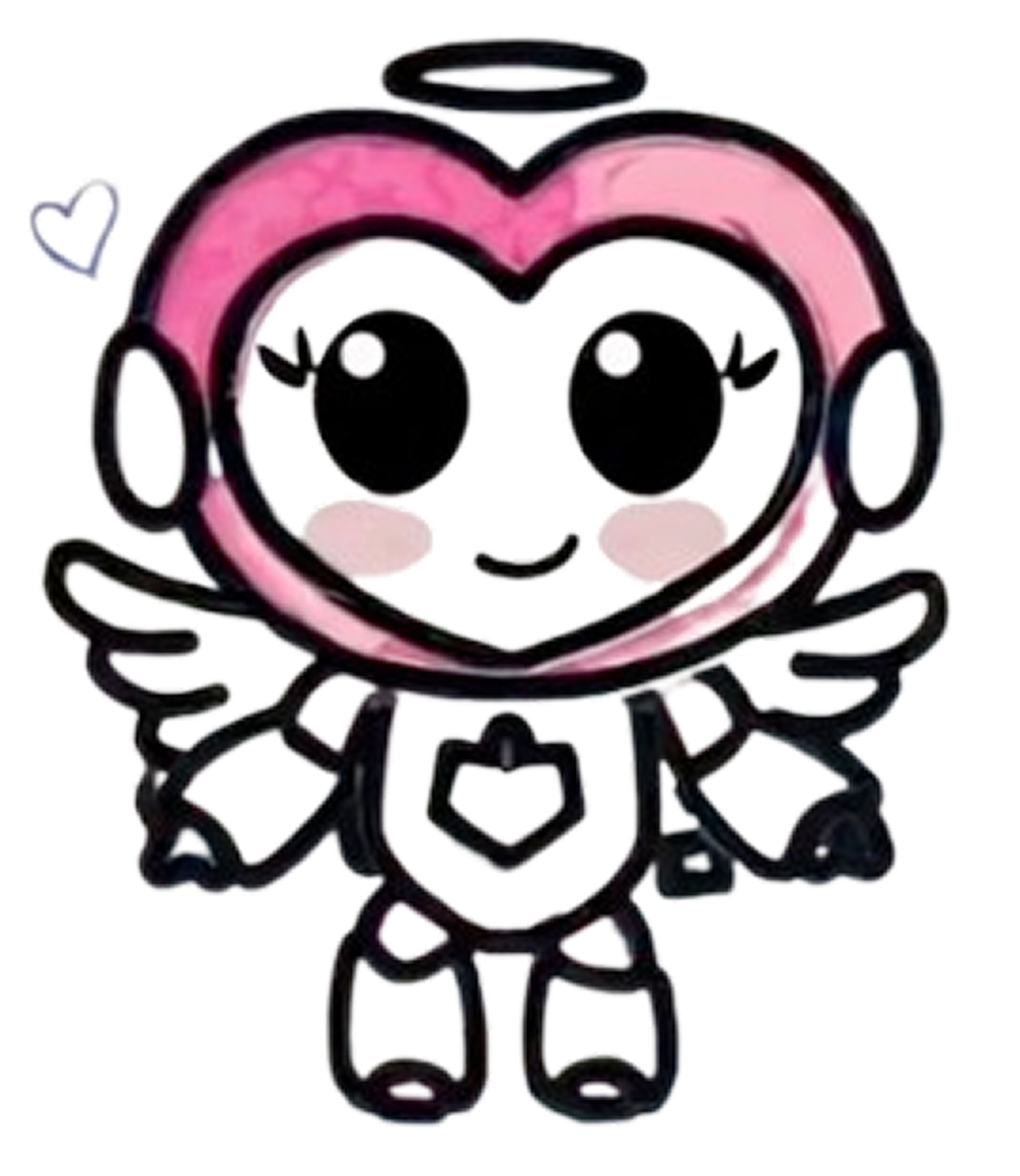Cupid paper illustration